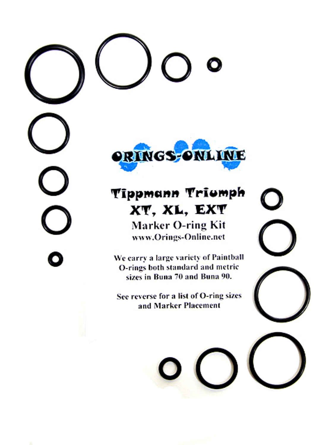 Tippmann XL / XT / EXT Marker O-ring kit